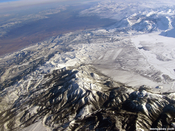 Schnee-bedeckte Berge, Vereinigte Staaten