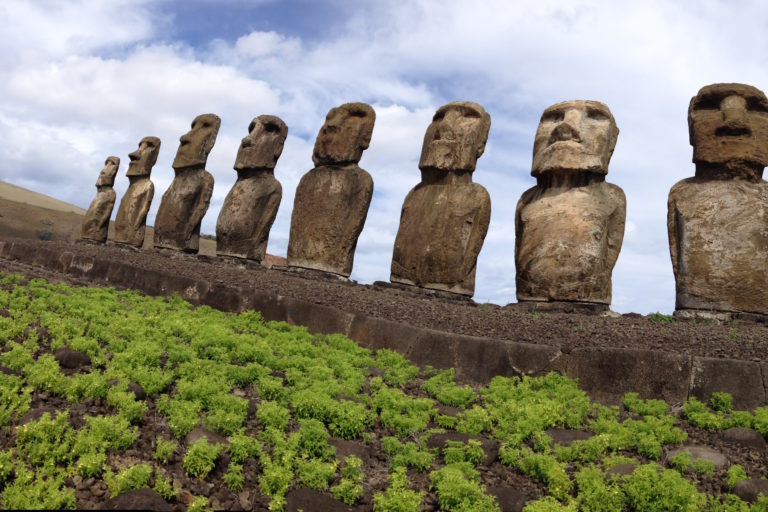 Rapa Nui National Park, created in 1966, was declared a World Heritage Site by UNESCO in December 1995. Image by Claudio Lobos.