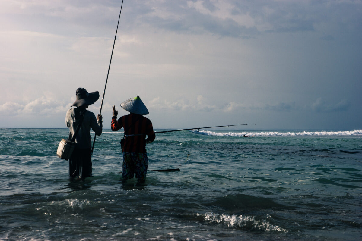 Fishers in Indonesia.