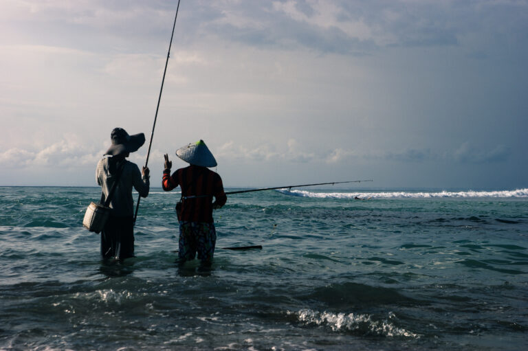 Fishers in Indonesia.