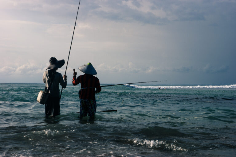 Fishers in Indonesia.