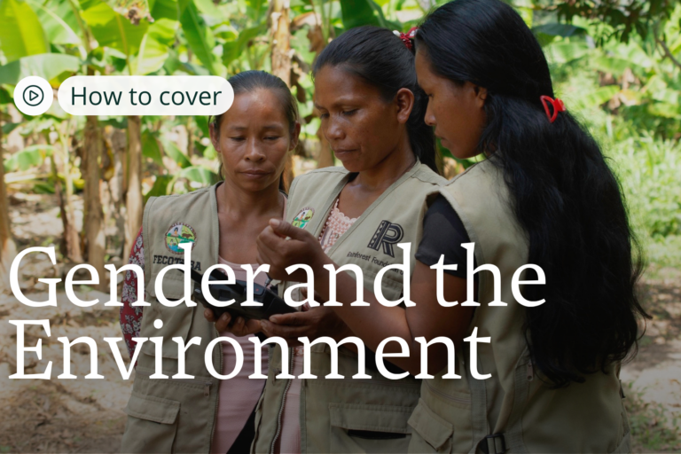 As monitors, Indigenous women are breaking down gender barriers and taking on leadership roles in their communities. Image courtesy of Joseph Zegarra/Rainforest Foundation US