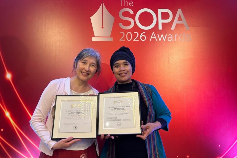 Yenni Kwok, Mongabay Contributing Editor for Asia-Pacific and Sapariah Saturi, Mongabay Indonesia Managing Editor, represent the organization during the SOPA 2026 awards in Hong Kong.